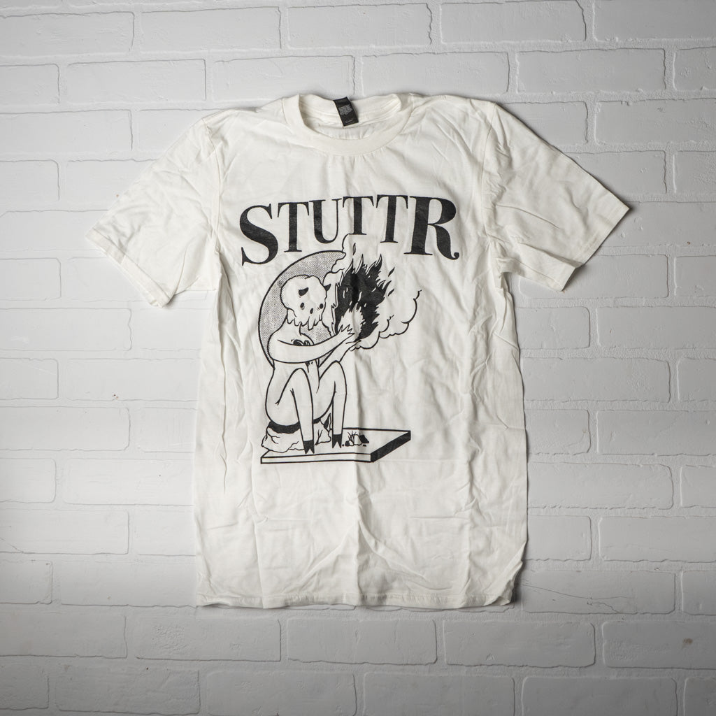 Stuttr Flame Tee (White)